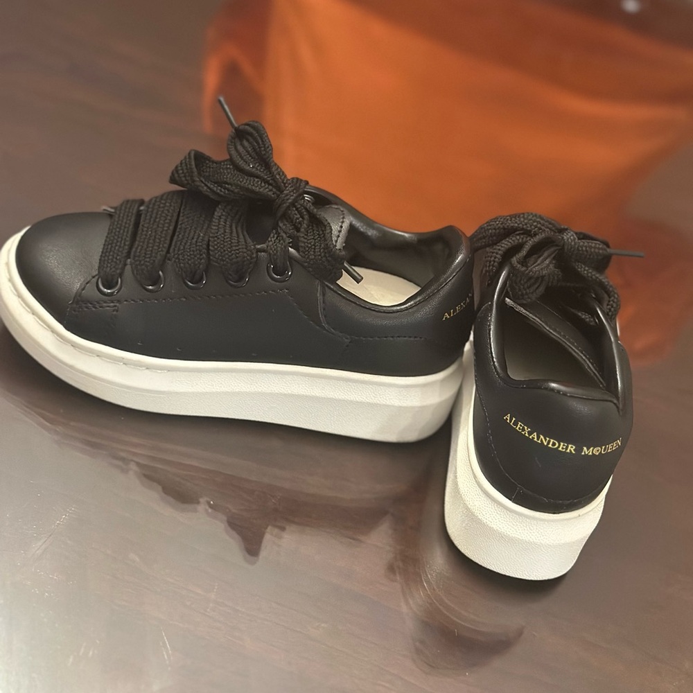 Look brand new black and white size 3 Alexander Mqueen shoes